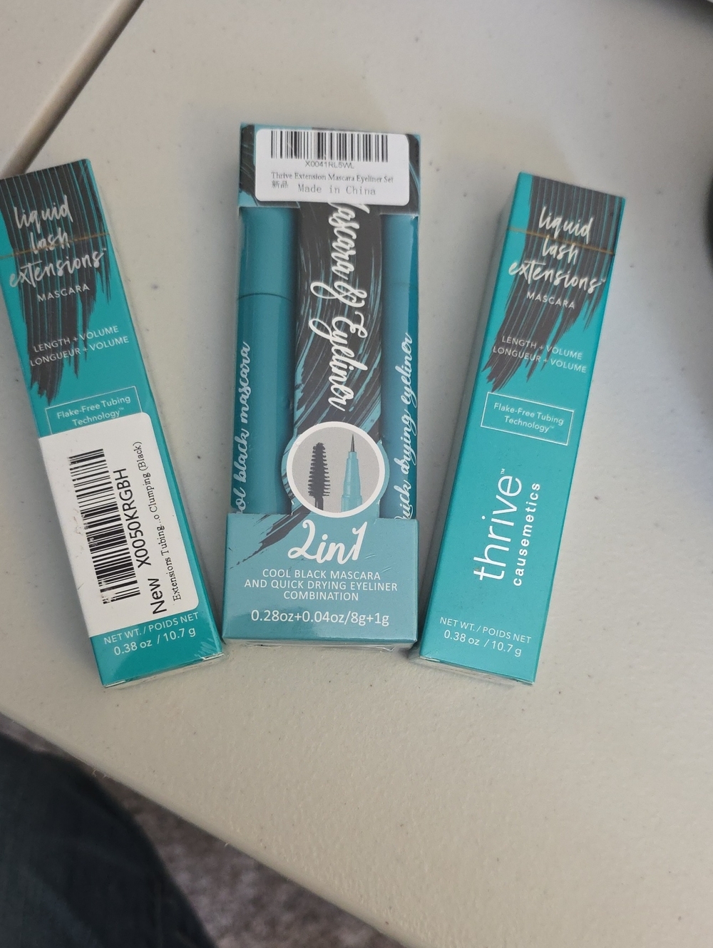 thrive causemetics Liquid Lash Extensions Mascara & Eyeliner Set - Black